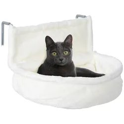 Katzen Kuschelsack, Katzen-Liegeplatz für Heizungen, weiß