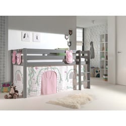 Spielbett Pino mit Textilset Vorhang und 3 Taschen versch. Designs