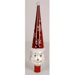 8x Weihnachtsbaumspitze Glas Christmas Schmuck Advent Dekoration Tannen Winter