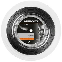 Head Tennissaite Lynx (Haltbarkeit) anthrazitgrau 200m Rolle