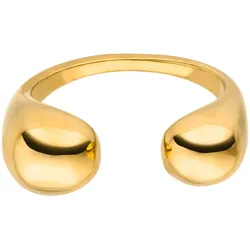 Fingerring PURELEI "Schmuck Geschenke Embrace Ring, 23492-Ring-Embrace" Gr. ML, gold (gelbgoldfarben), Fingerringe, Damen, ML, Edelstahl, 1,6mm