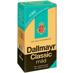 Dallmayr Classic Mild Kaffee, gemahlen, Arabicabohnen mild, 500,0 g