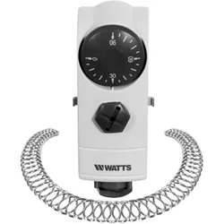 Anlegethermostat mit Umschaltkontakt außen liegende Einstellung außen liegende Einstellung