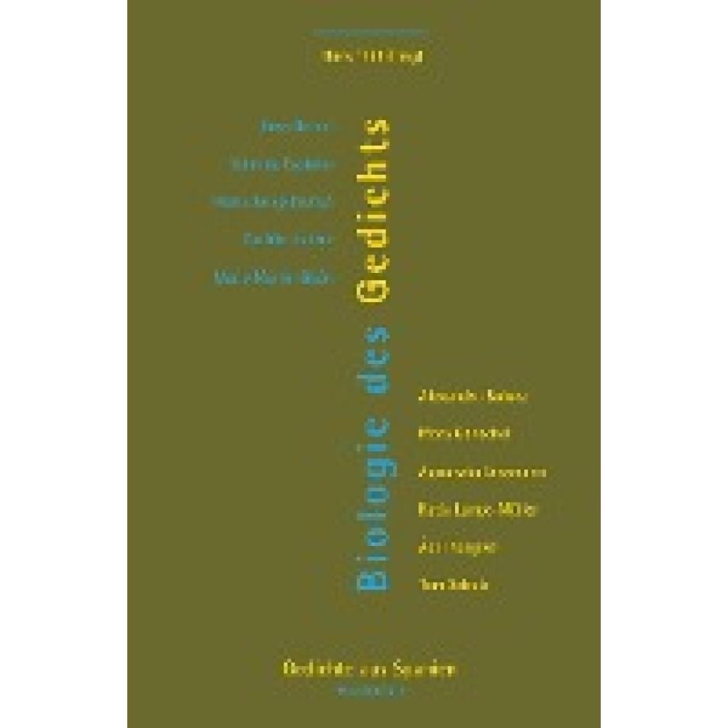 Biologie des Gedichts