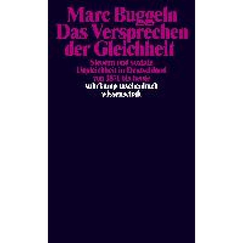 Das Versprechen der Gleichheit (Buggeln, Marc)