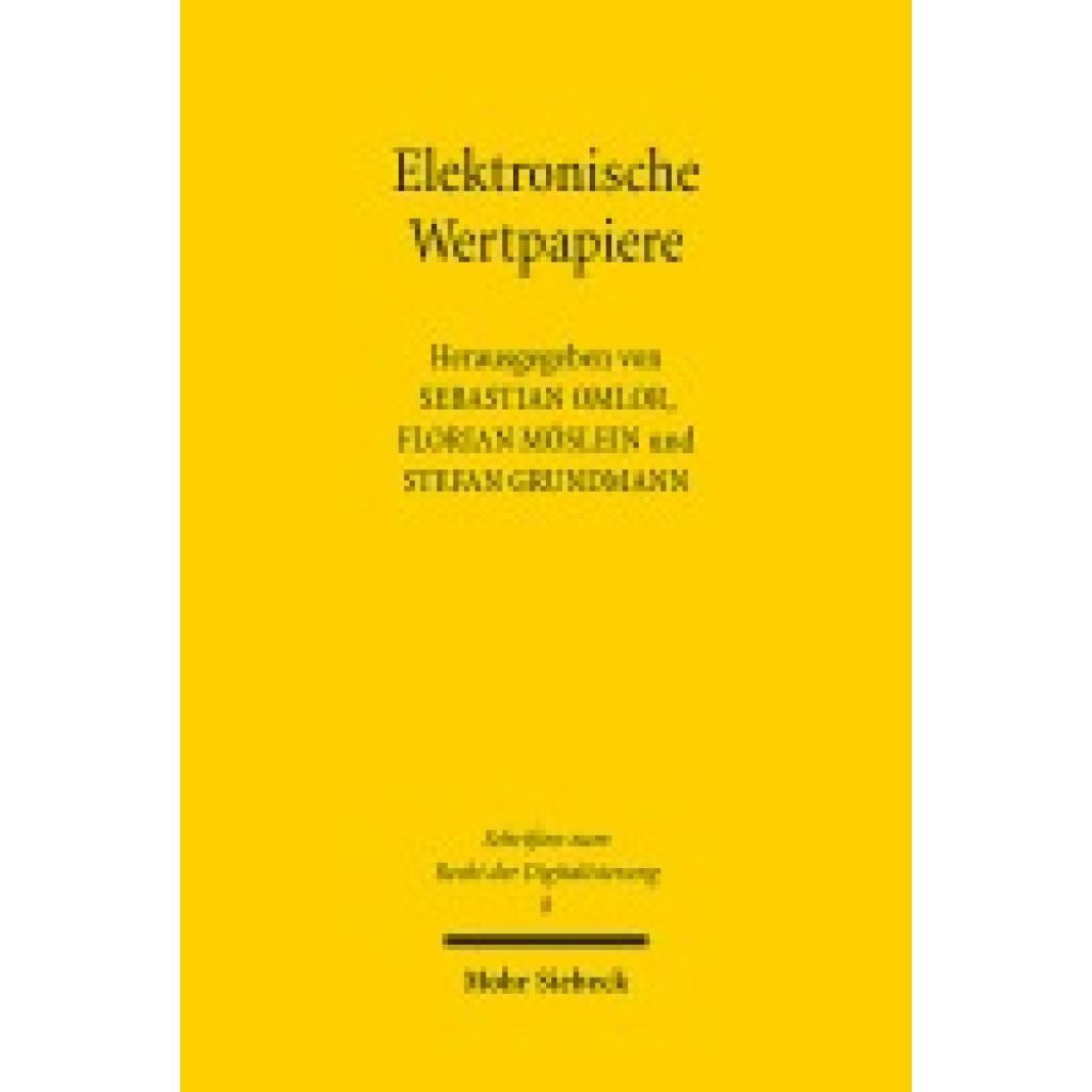 Elektronische Wertpapiere